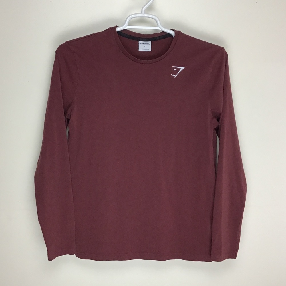 Gymshark mens long sleeve crew neck tee shirt S